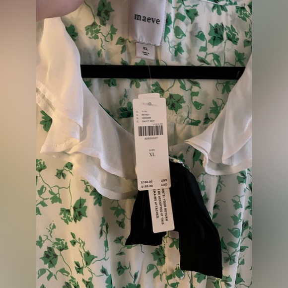 Anthropologie Maeve Short-Sleeve Collared Mini Dress - Picture 8 of 8